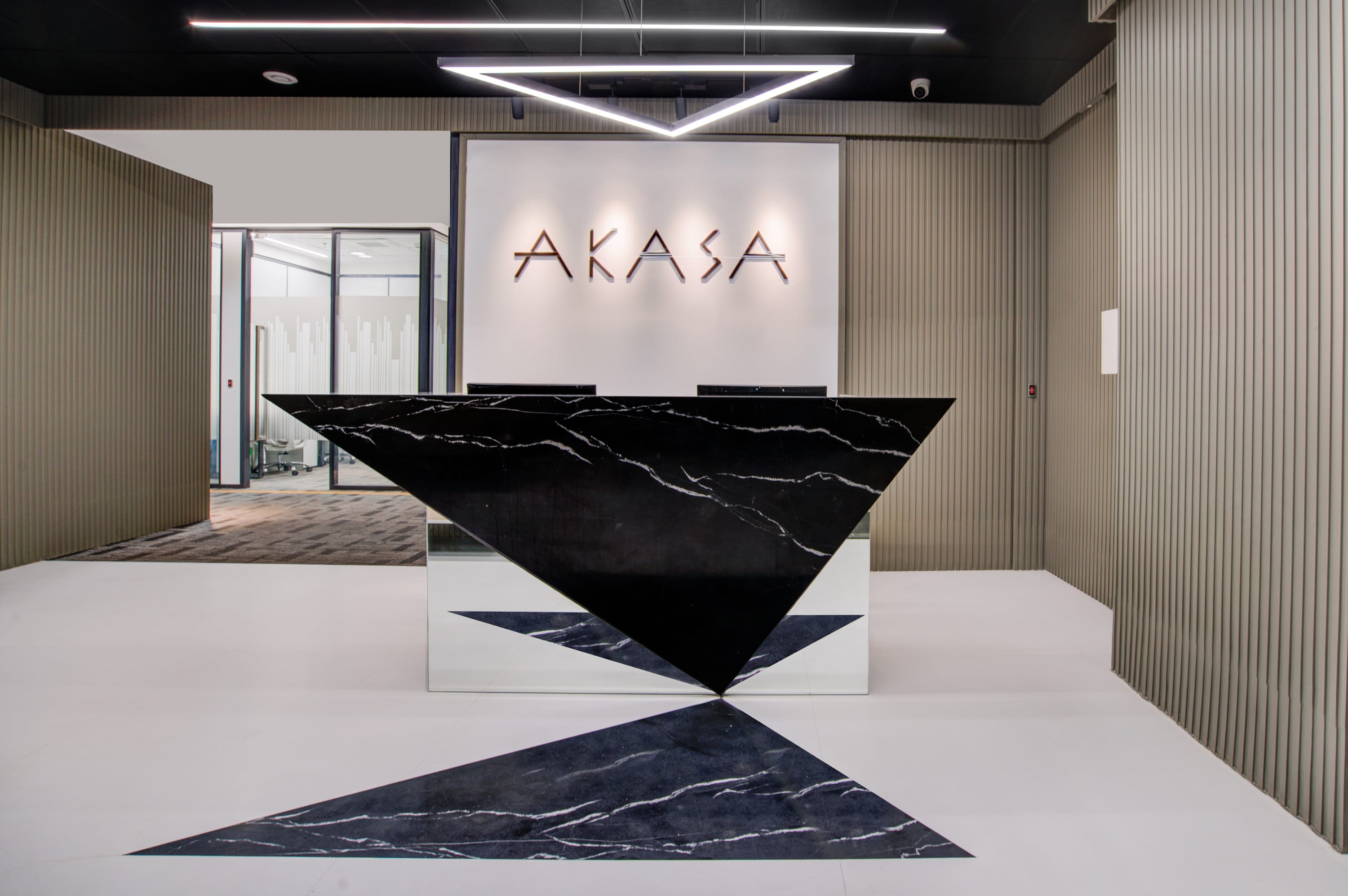 Akasa Coworking, Kolkata commercial interior by Madane Design Workshop.