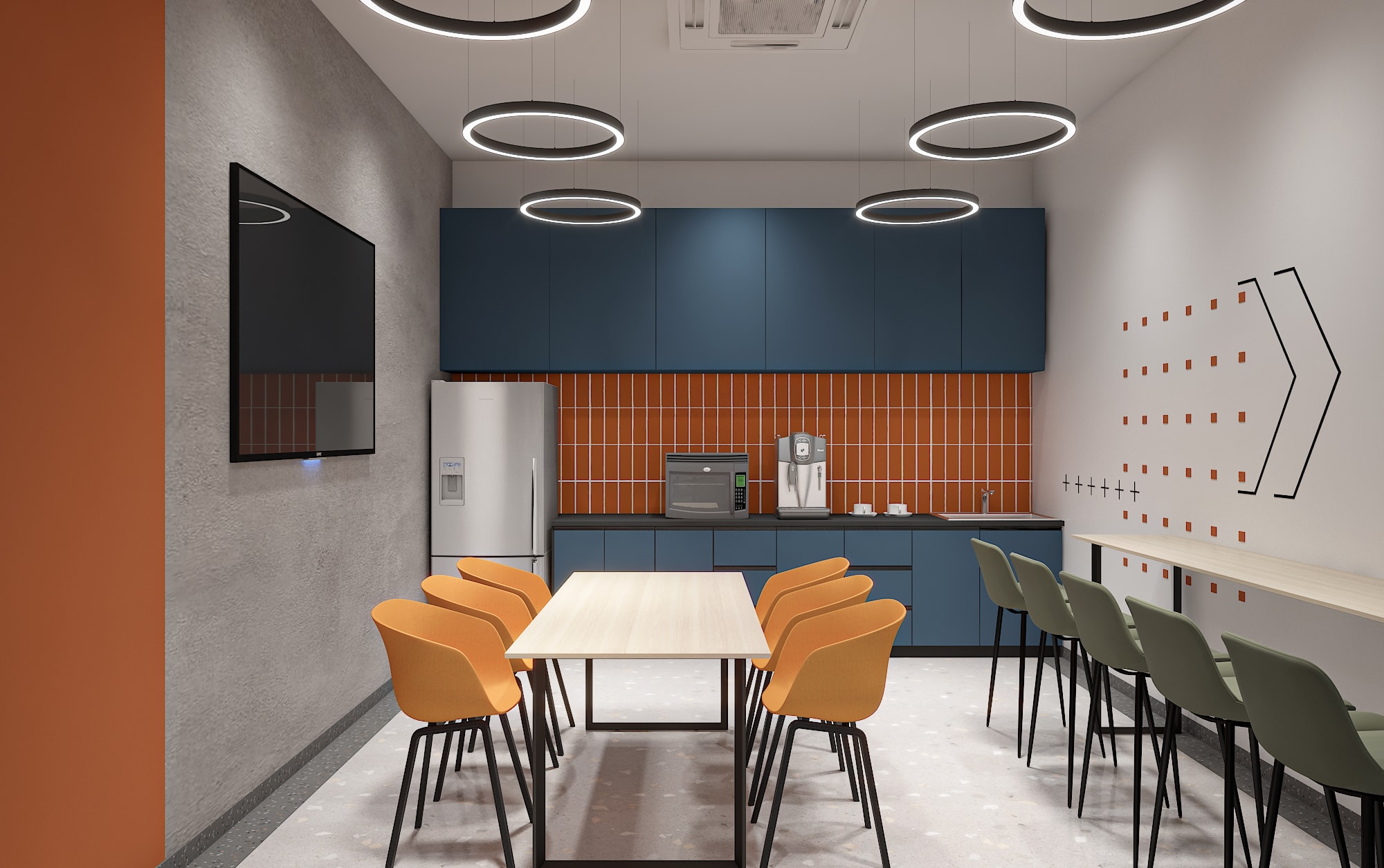 ArcelorMittal Construction Office, commercial interior view 4.