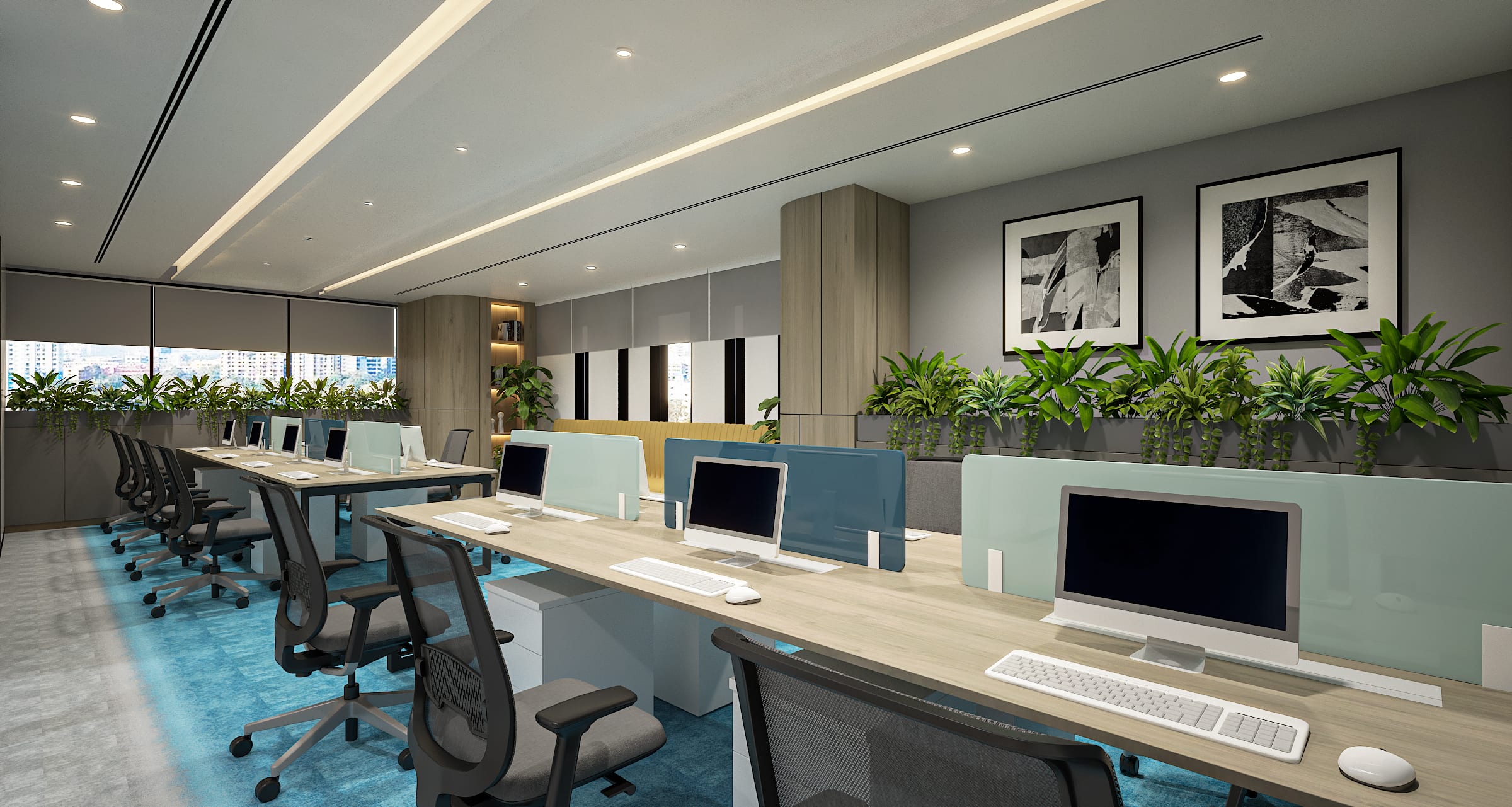 Bajaj Finserv, commercial interior view 4.