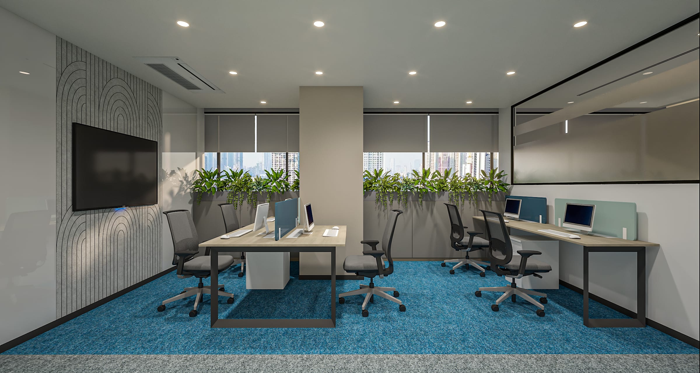 Bajaj Finserv, commercial interior view 6.