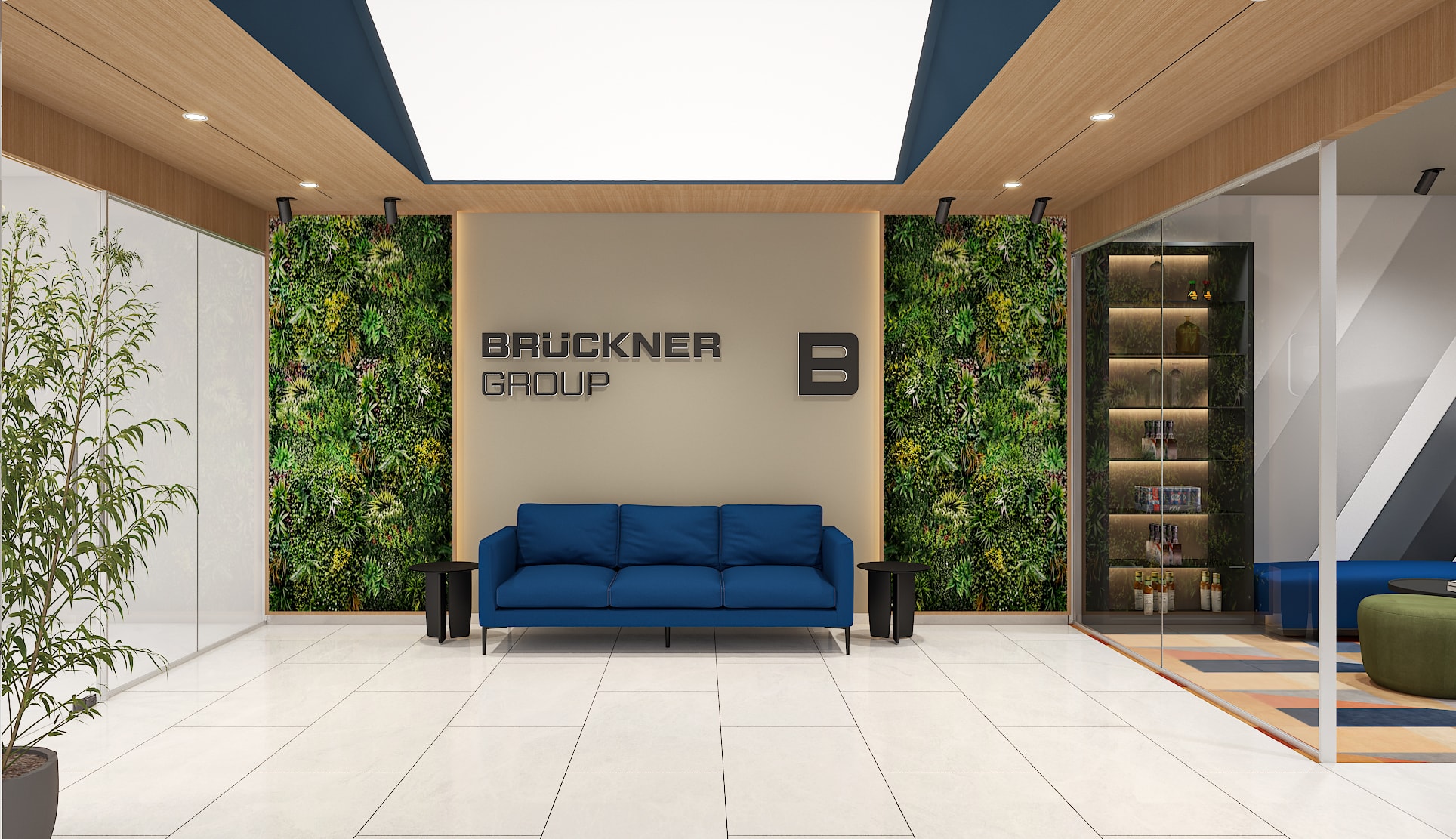 Brückner, Empire Tower commercial interior by Madane Design Workshop.