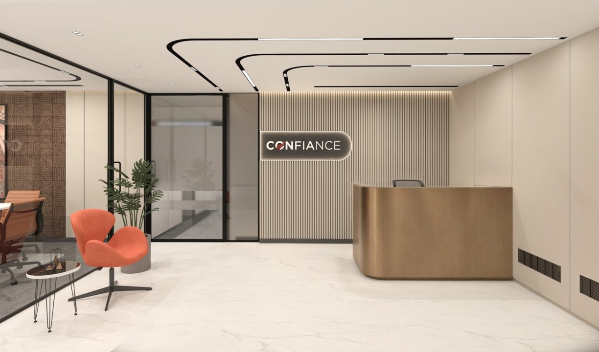 Confiance, R Square commercial interior by Madane Design Workshop.