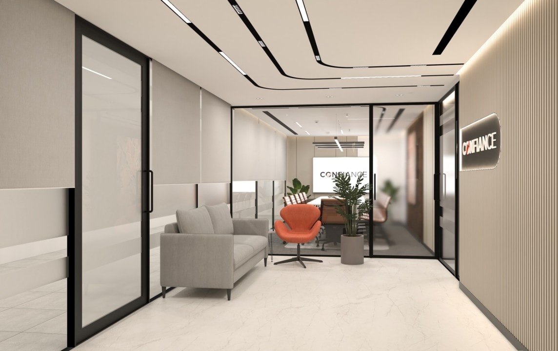 Confiance, R Square, commercial interior view 2.