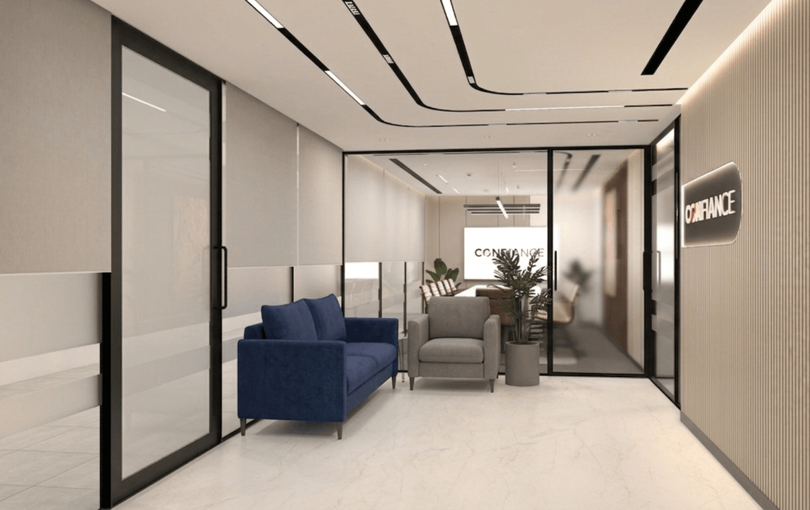 Confiance, R Square, commercial interior view 3.