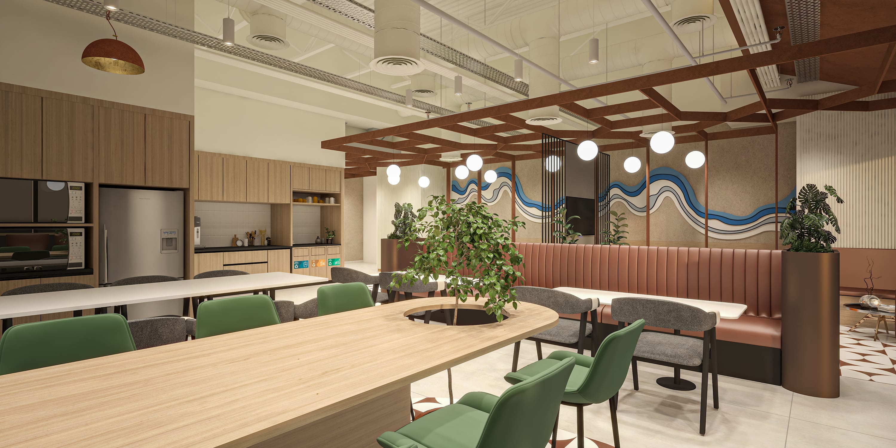 Connekt Coworks, commercial interior view 4.