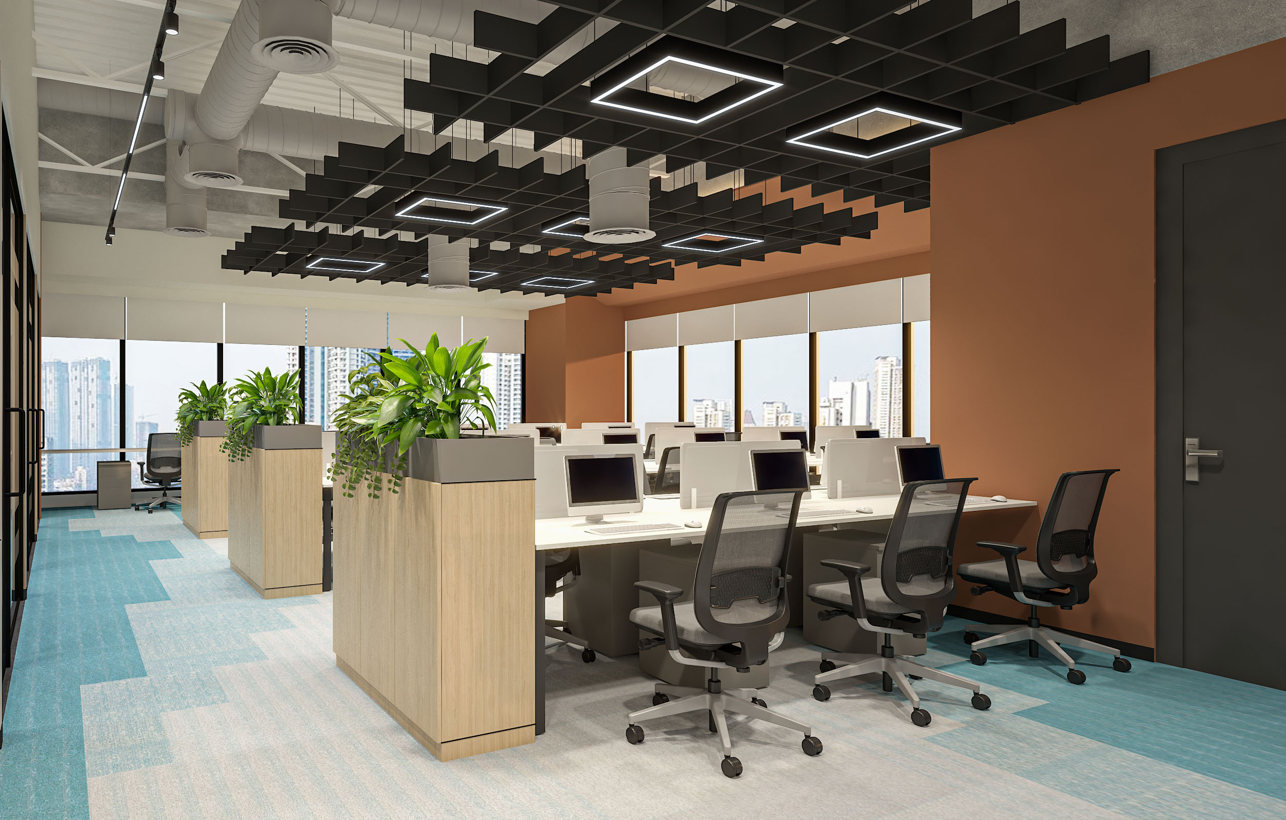 Connekt Coworks, commercial interior view 8.