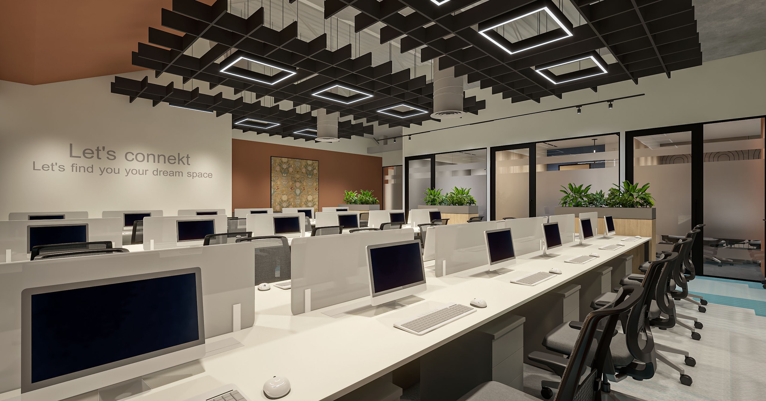 Connekt Coworks, commercial interior view 9.