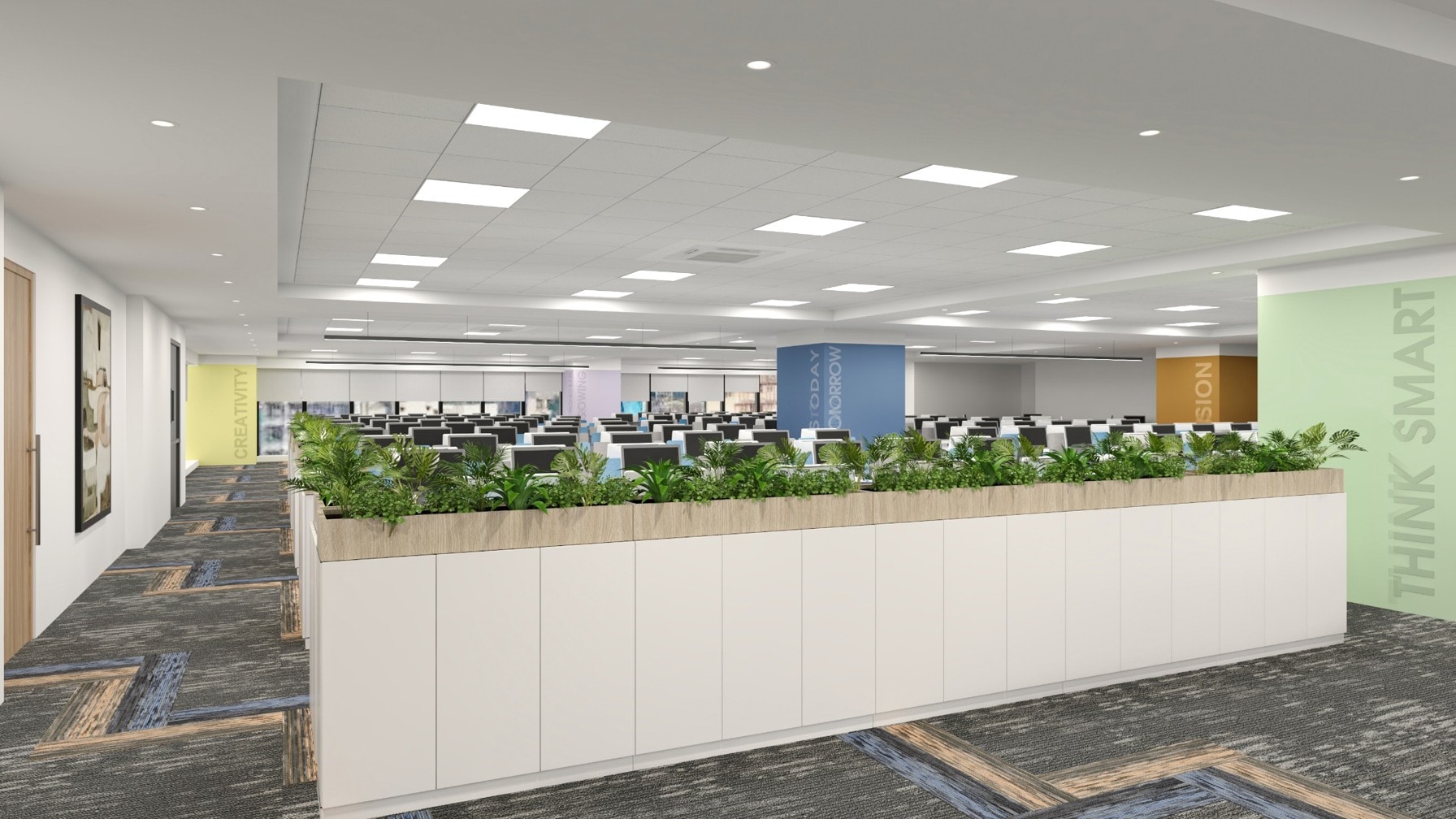 CSB Bank, Arihant Aura, commercial interior view 1.