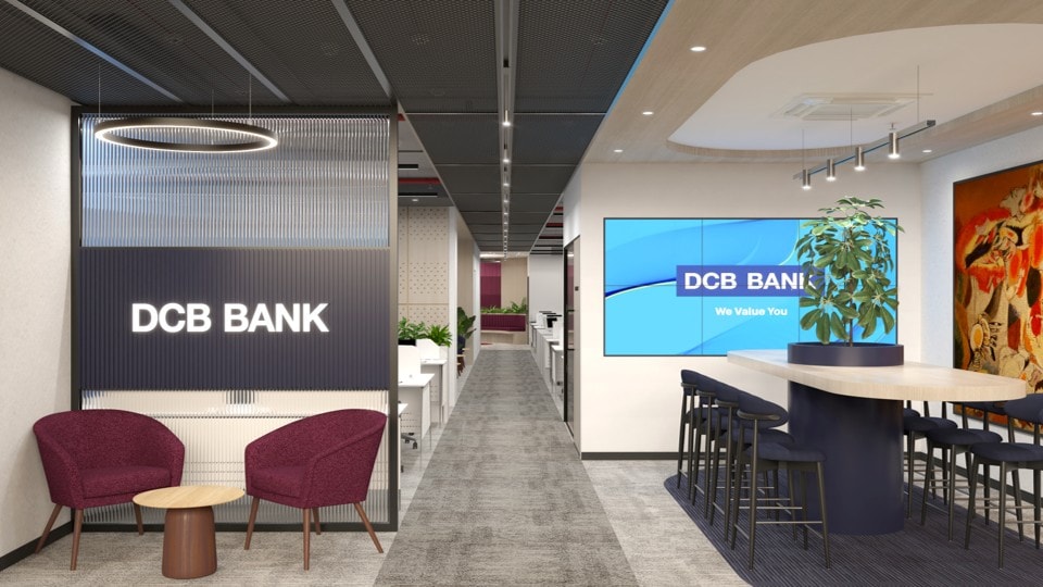 DCB Bank, Hyderabad, commercial interior view 6.