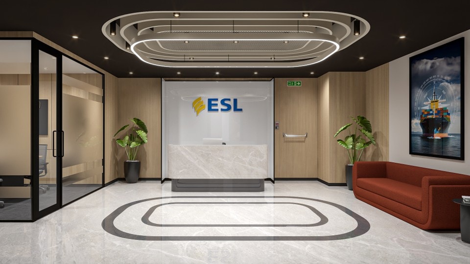 Emirates Shipping, MIDC Mumbai commercial interior by Madane Design Workshop.