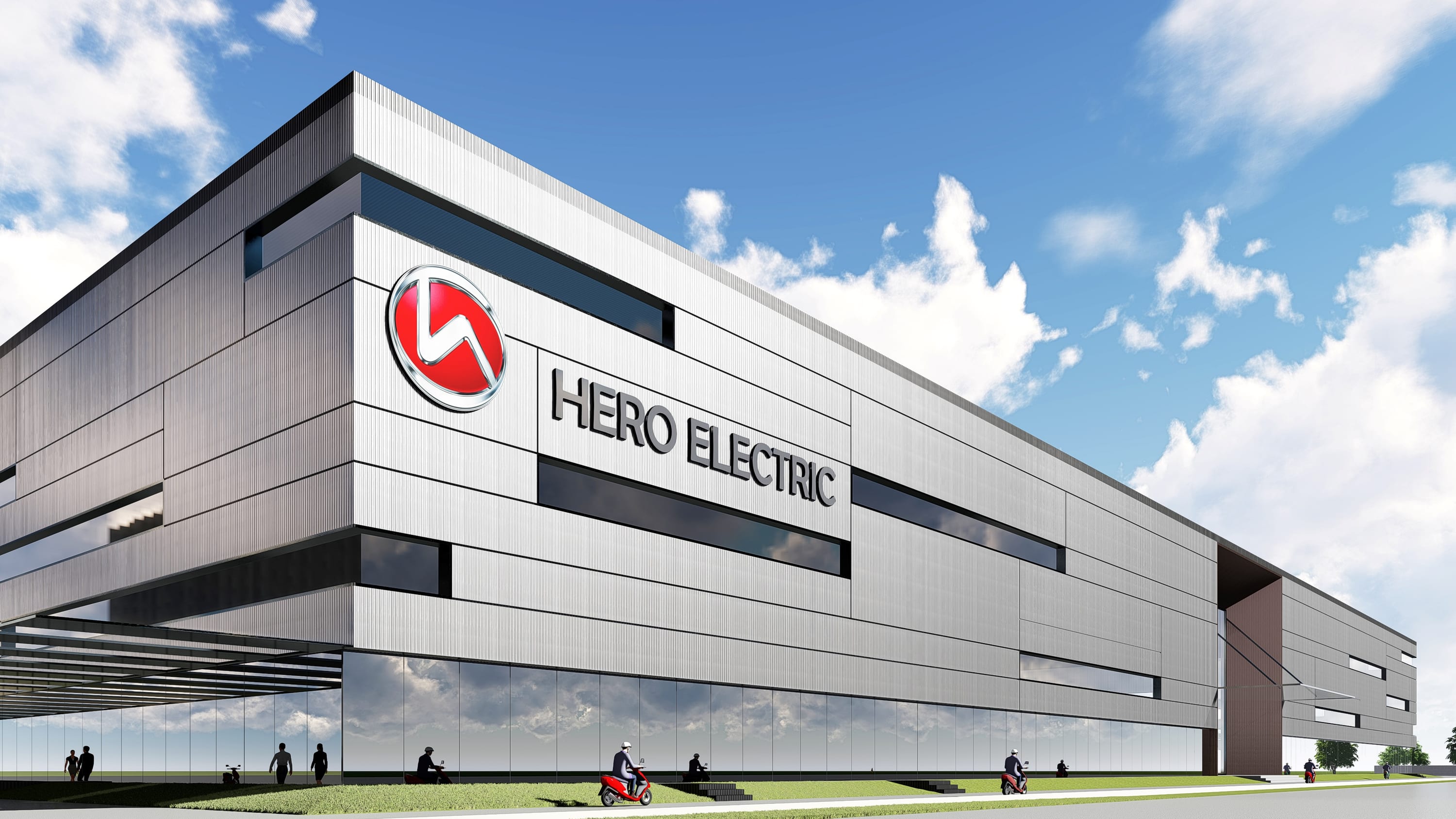Hero Electric Manufacturing Facility architecture project by Madane Design Workshop.