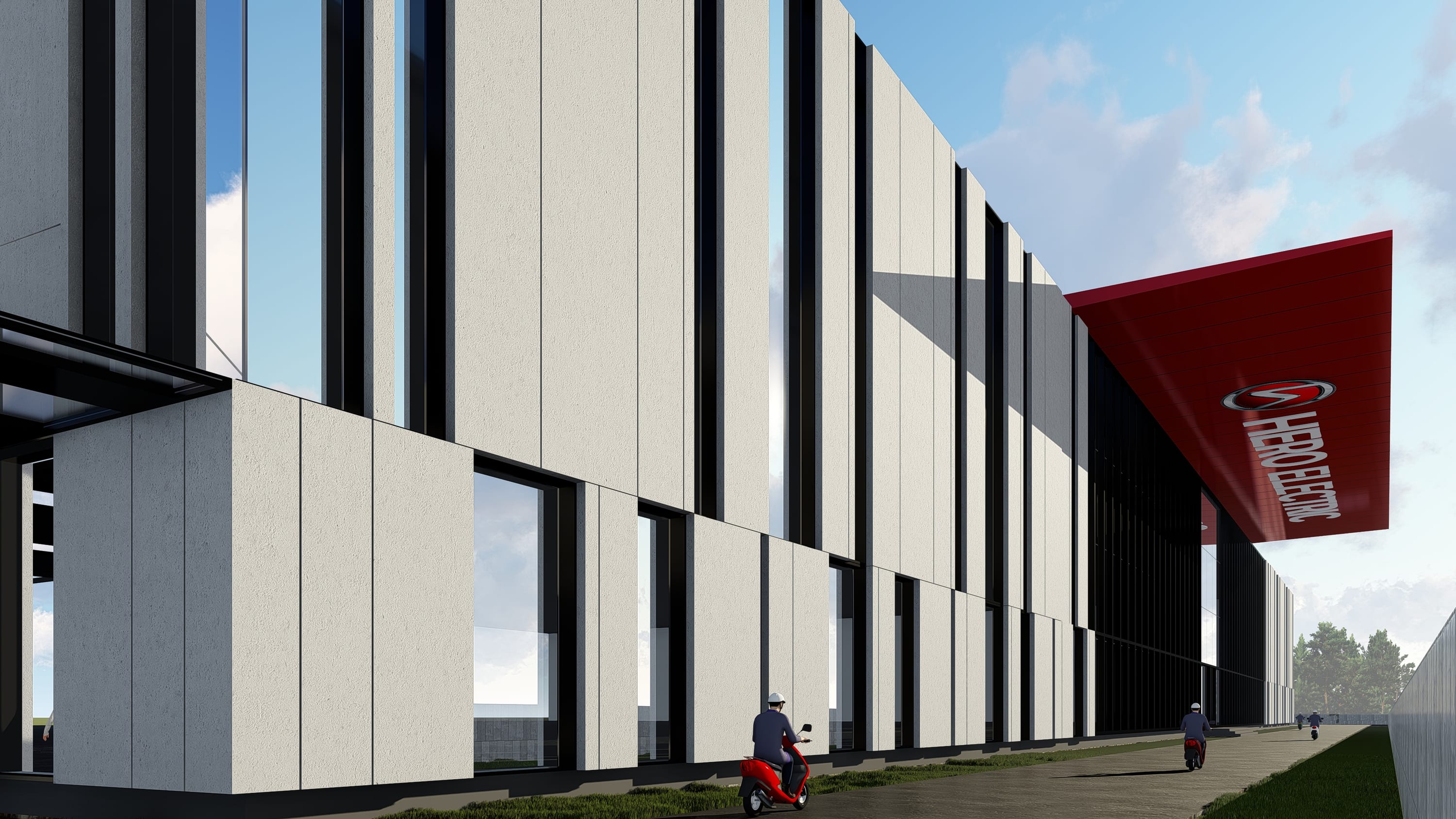 Hero Electric Manufacturing Facility, architecture view 1.
