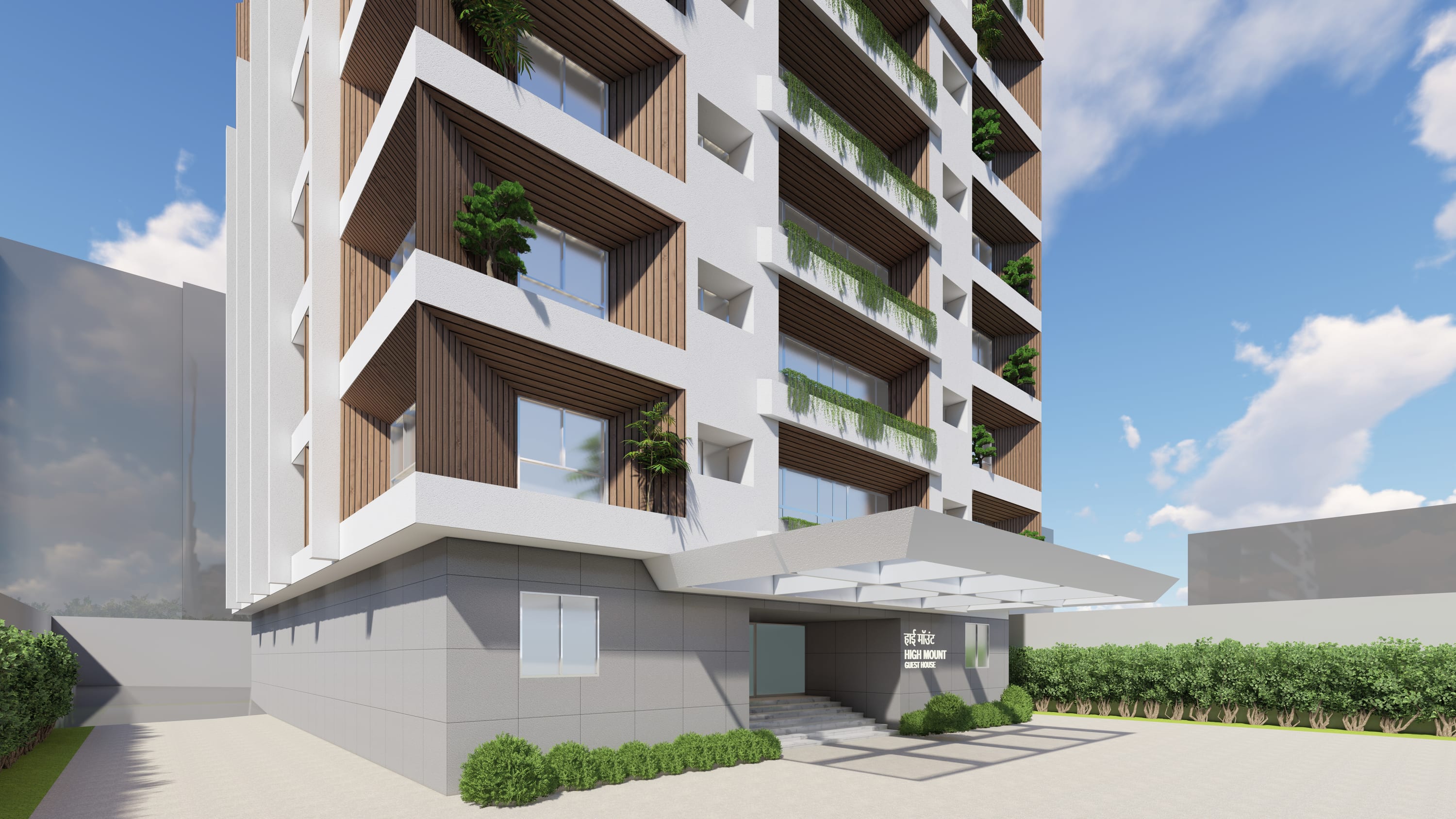 Highmount, Walkeshwar, architecture view 4.