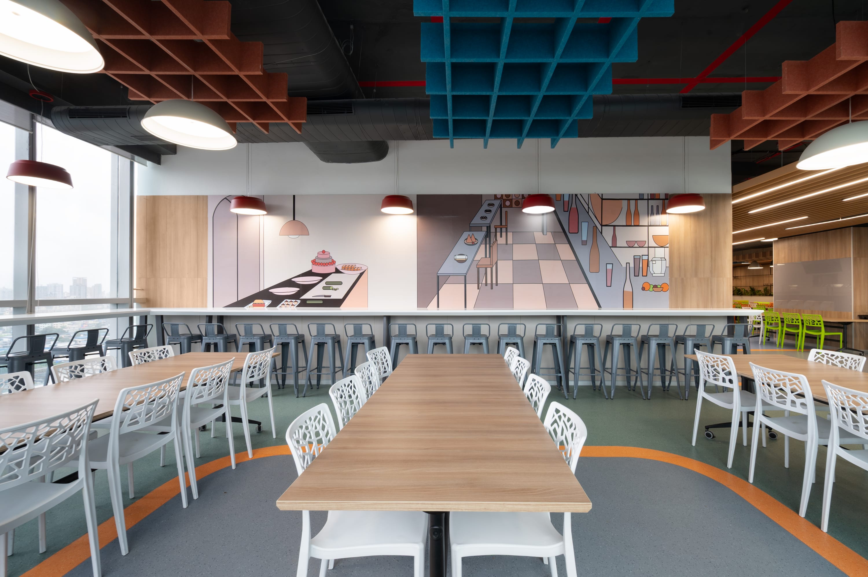 ICICI Bank, Arihant Aura, commercial interior view 2.