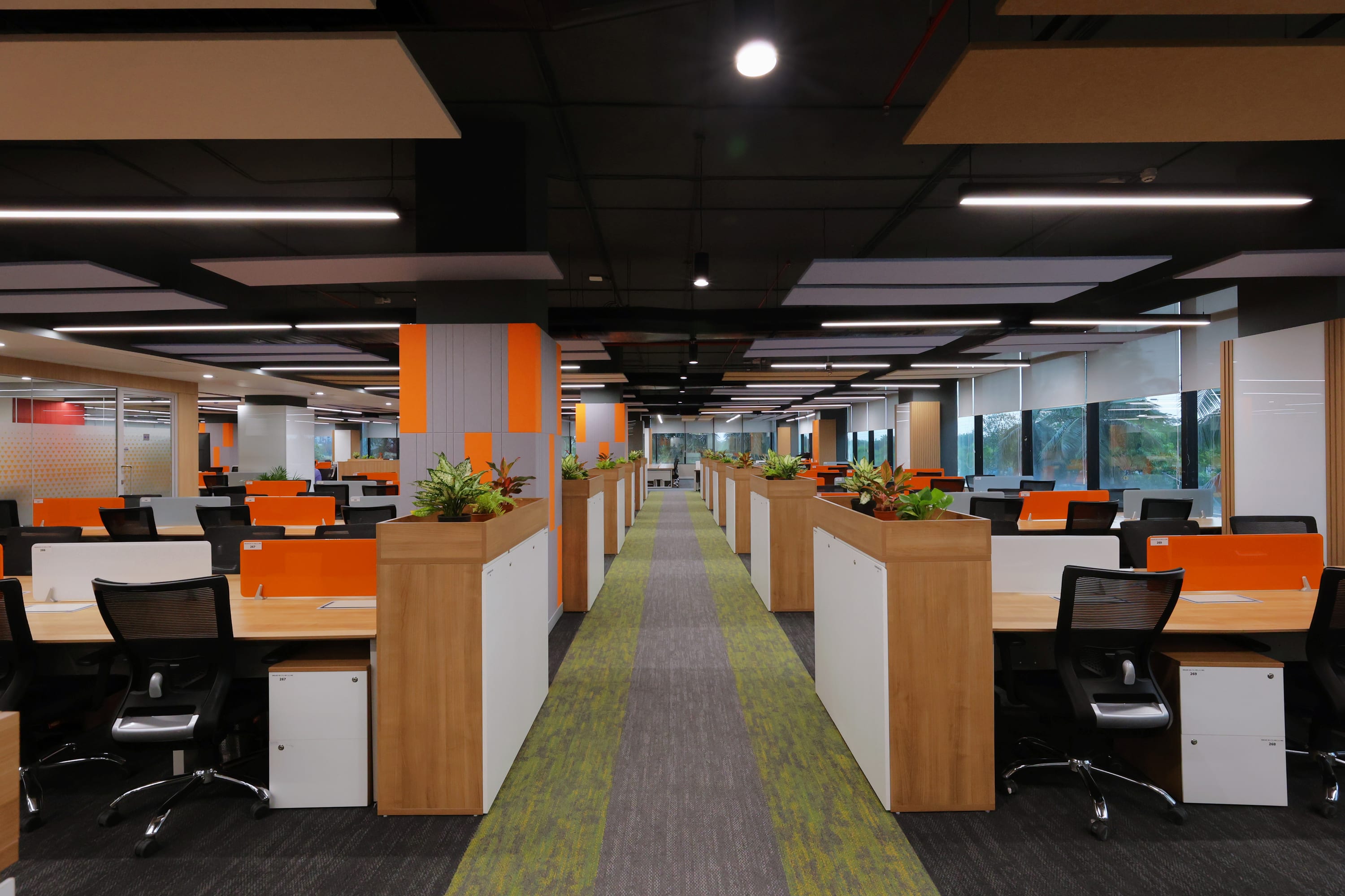 ICICI Bank, Interface Malad, commercial interior view 1.