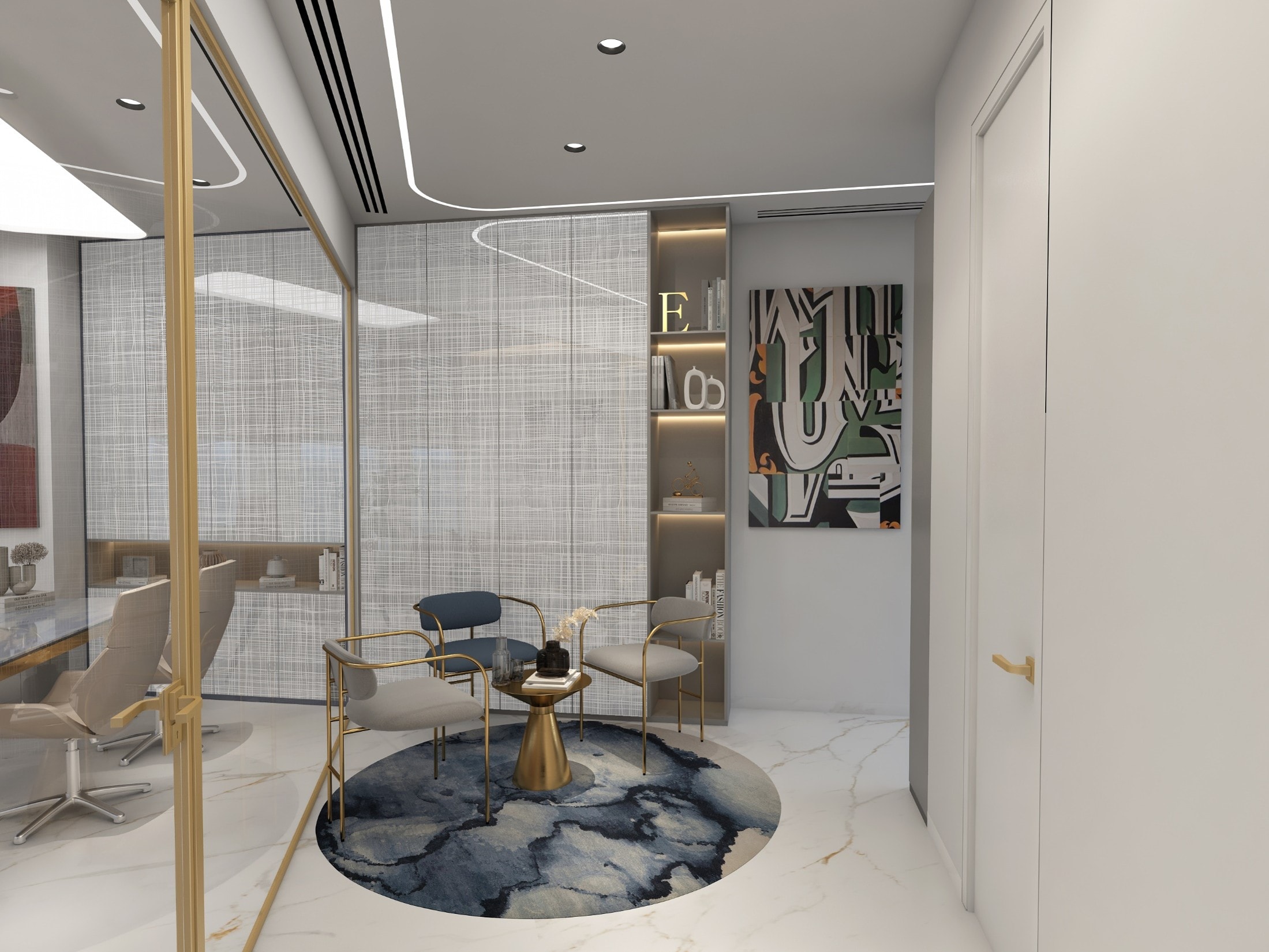 Inventa One, One Lodha Place commercial interior by Madane Design Workshop.