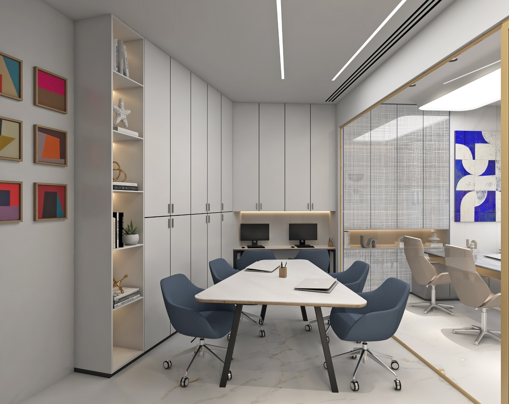 Inventa One, One Lodha Place, commercial interior view 5.