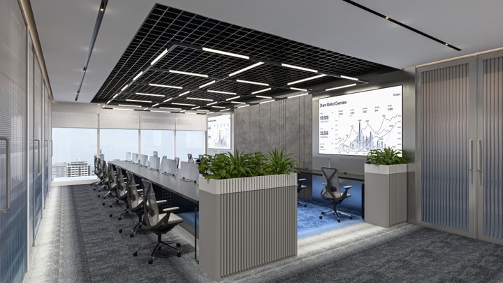Invesco, Mumbai, commercial interior view 1.