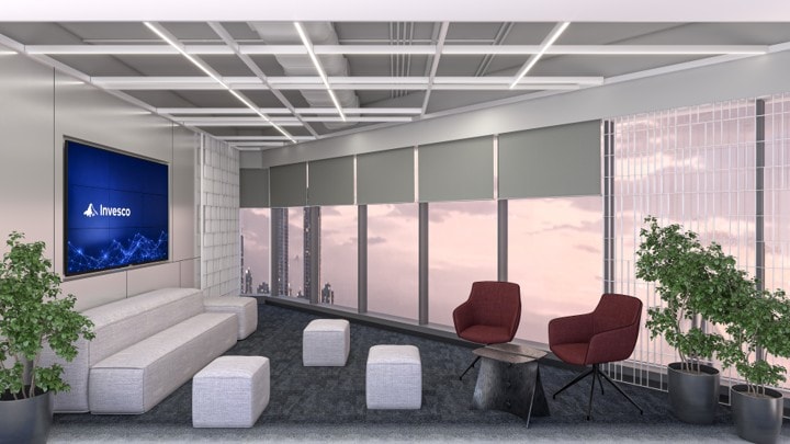 Invesco, Mumbai, commercial interior view 2.