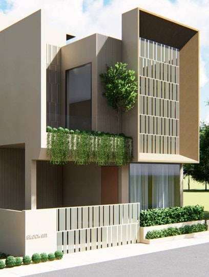 Jagasara Duplex, architecture view 1.