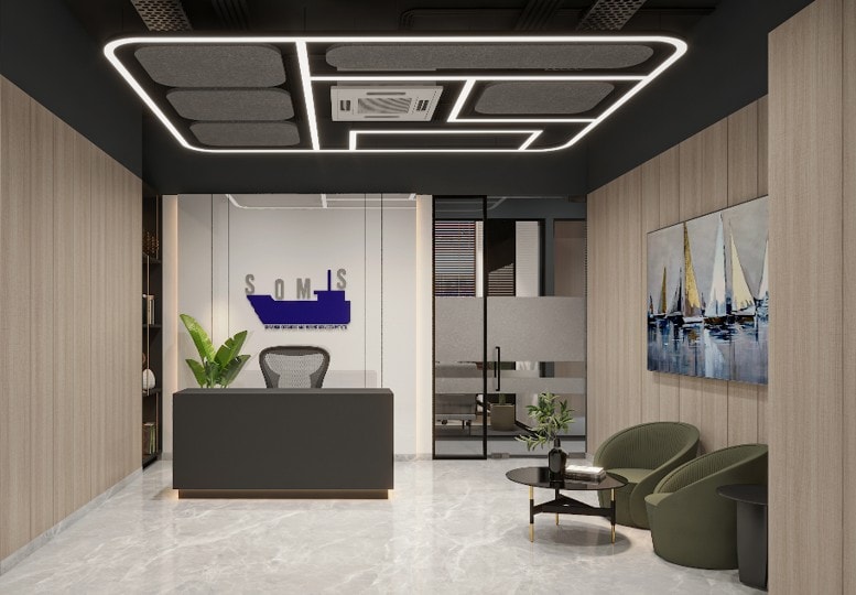 Kohinoor Square, Dadar commercial interior by Madane Design Workshop.