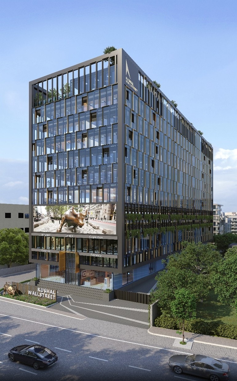 Kushal Wallstreet architecture project by Madane Design Workshop.
