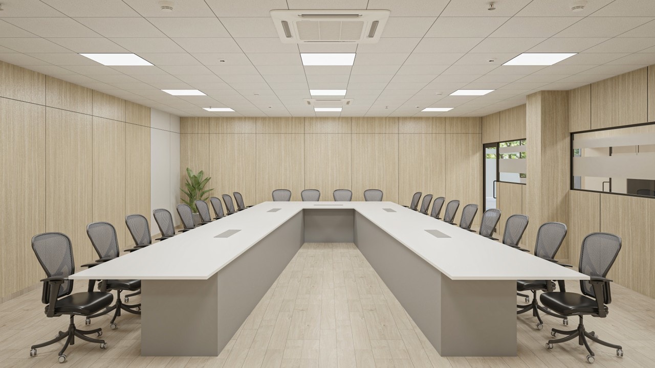 Lumax, Manesar, commercial interior view 1.