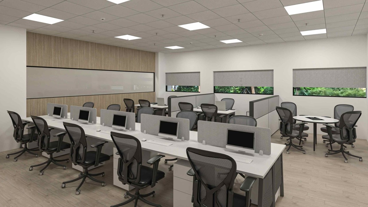 Lumax, Manesar, commercial interior view 2.