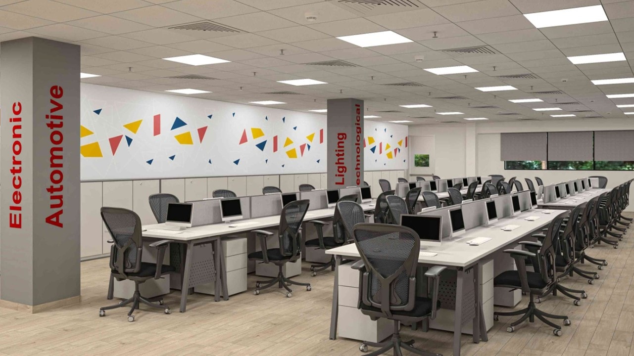 Lumax, Manesar, commercial interior view 4.