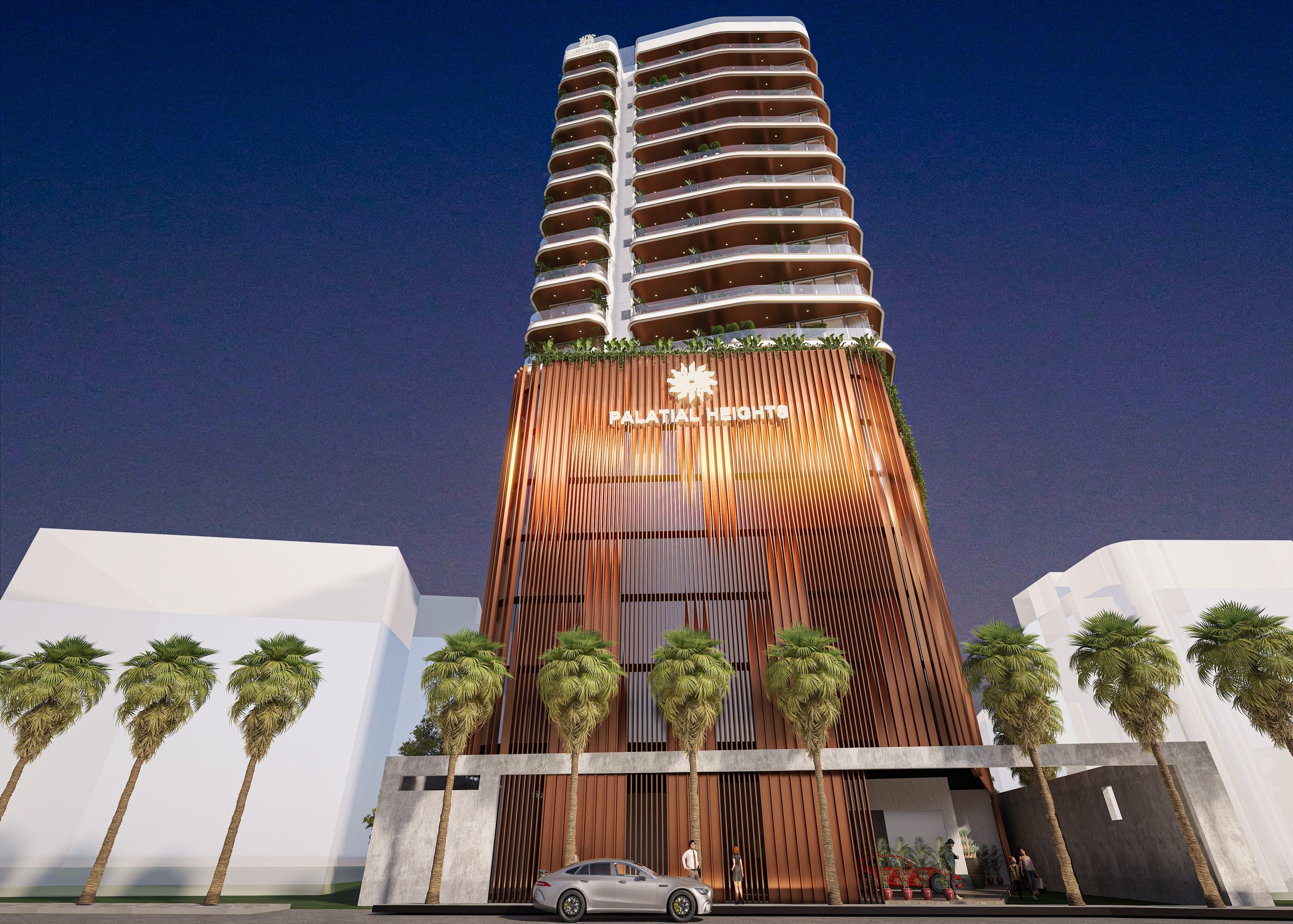 Palatial Heights, Bandstand architecture project by Madane Design Workshop.