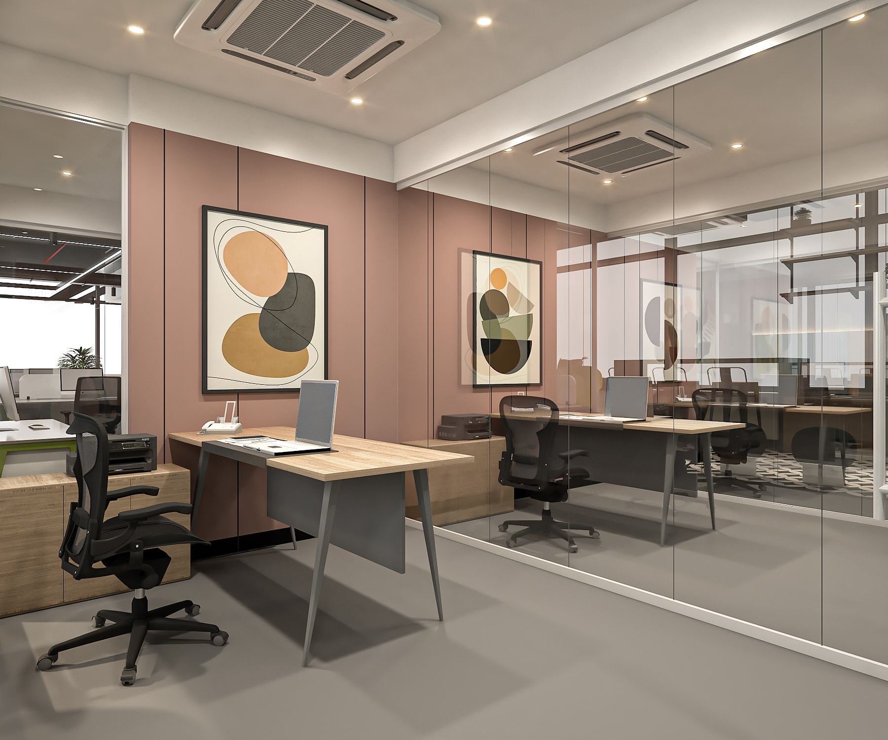 Planetcast Headquarters, commercial interior view 2.