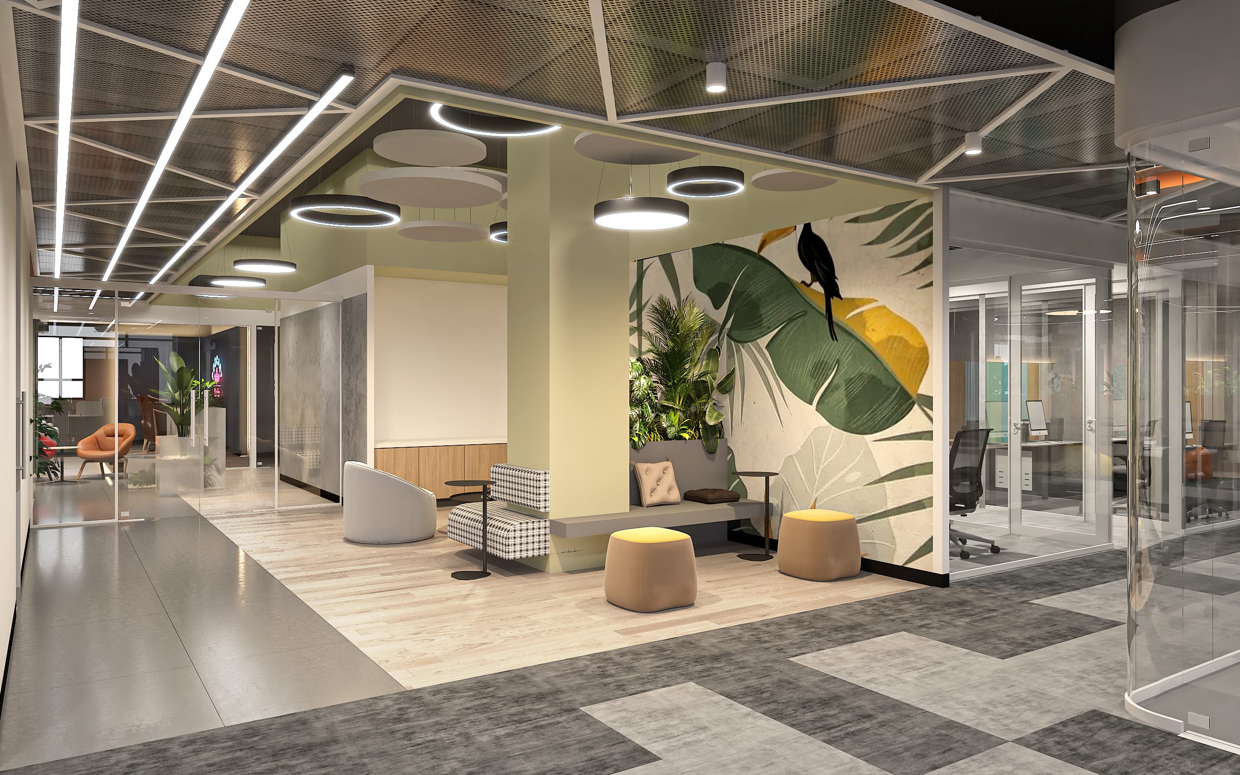 Planetcast Headquarters, commercial interior view 4.