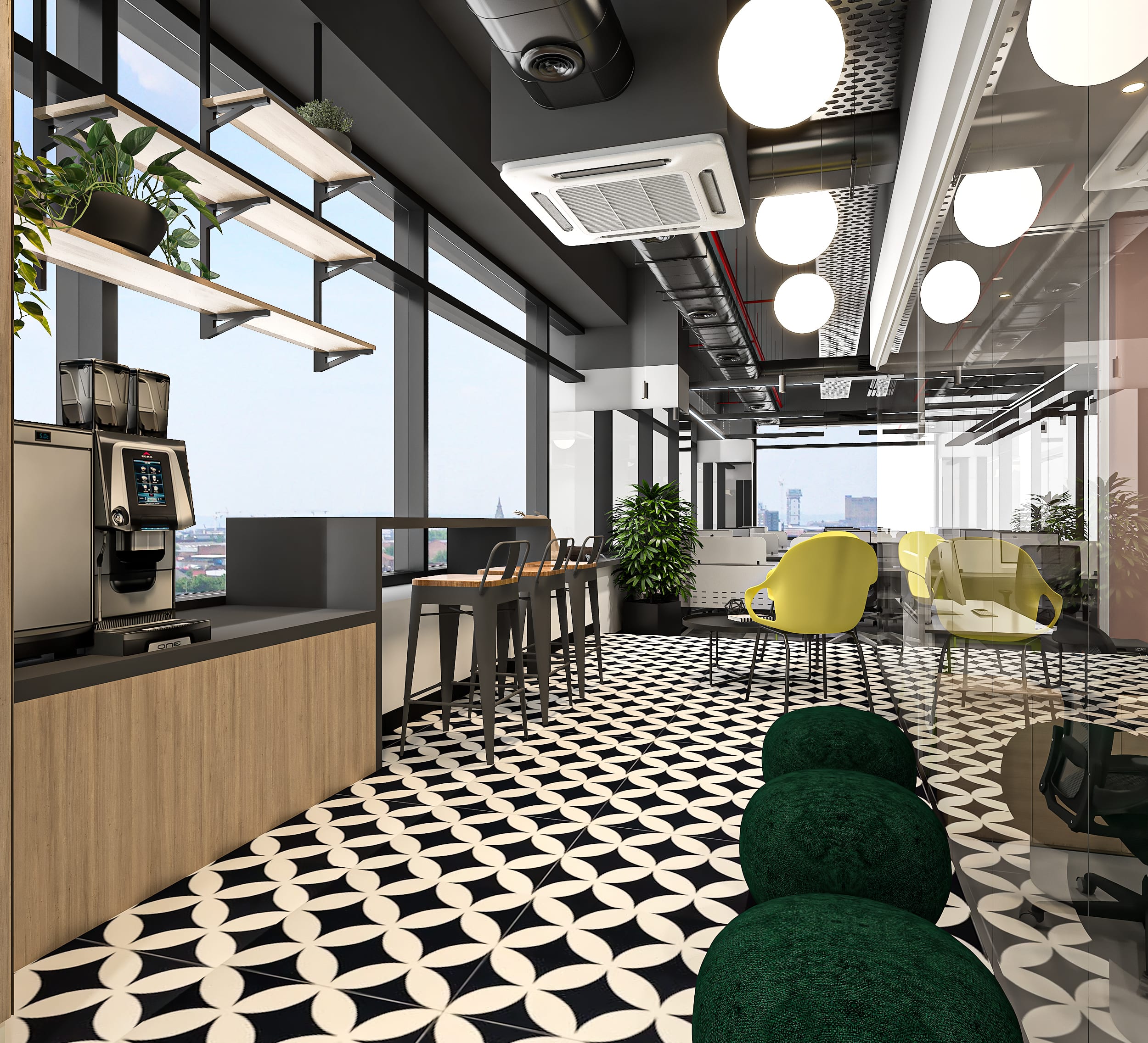 Planetcast Headquarters, commercial interior view 6.