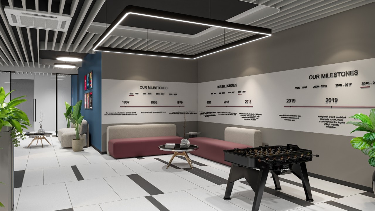 Raymond, Bengaluru, commercial interior view 2.