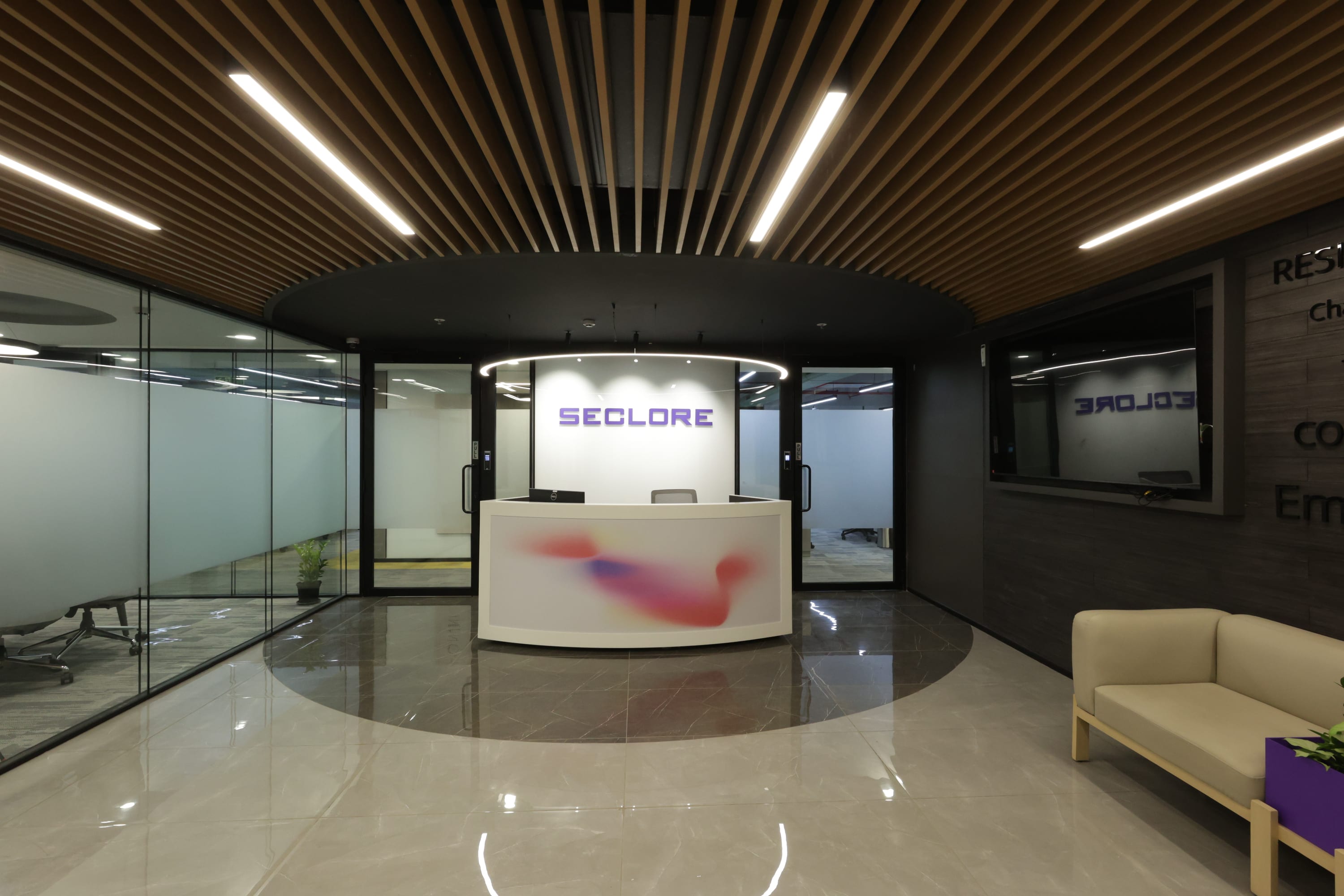 Seclore commercial interior by Madane Design Workshop.