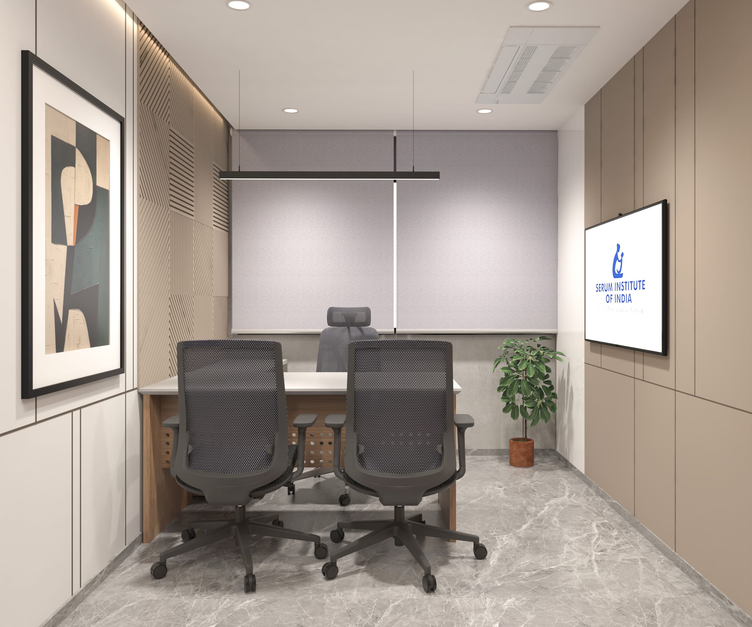 Serum Institute, Nariman Point, commercial interior view 1.