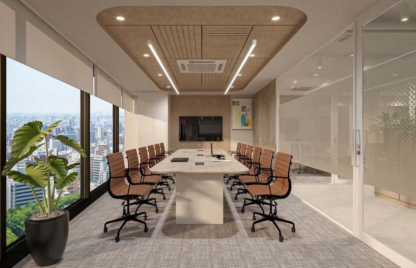 Shriram Wealth, commercial interior view 3.