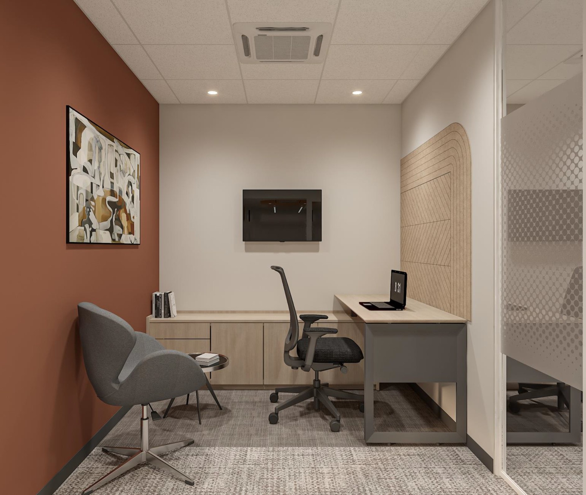 Shriram Wealth, commercial interior view 4.
