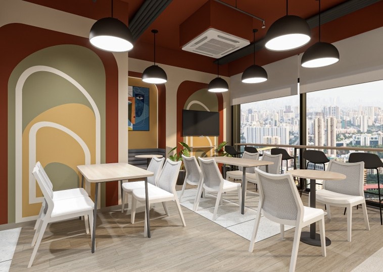 Shriram Wealth, commercial interior view 7.