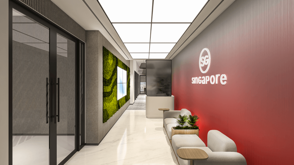 Singapore Enterprises, Altimus Worli, commercial interior view 1.