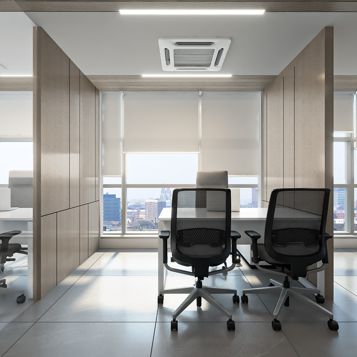 Sun Petrochemicals Headquarters, commercial interior view 8.