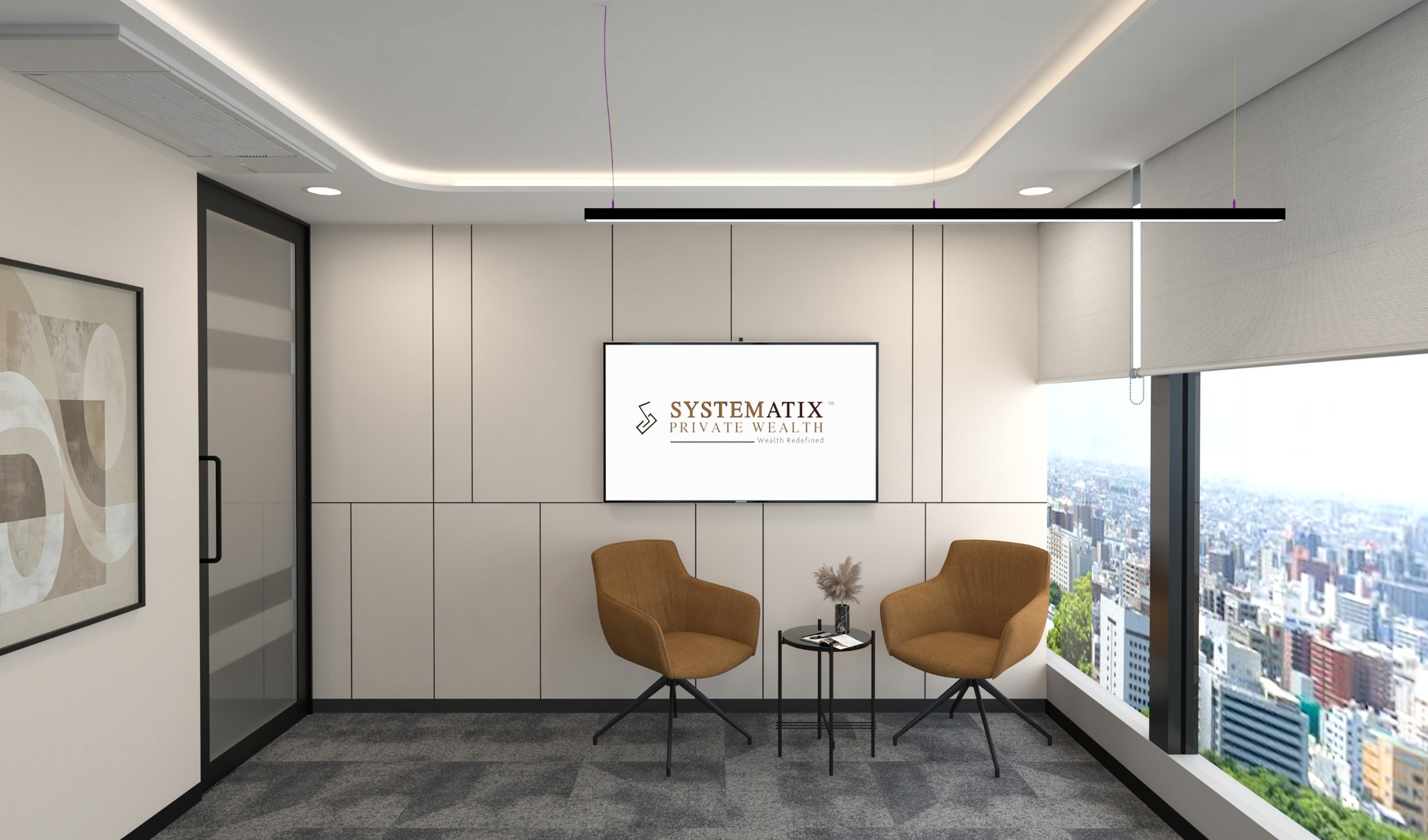 Systematix, BKC, commercial interior view 1.