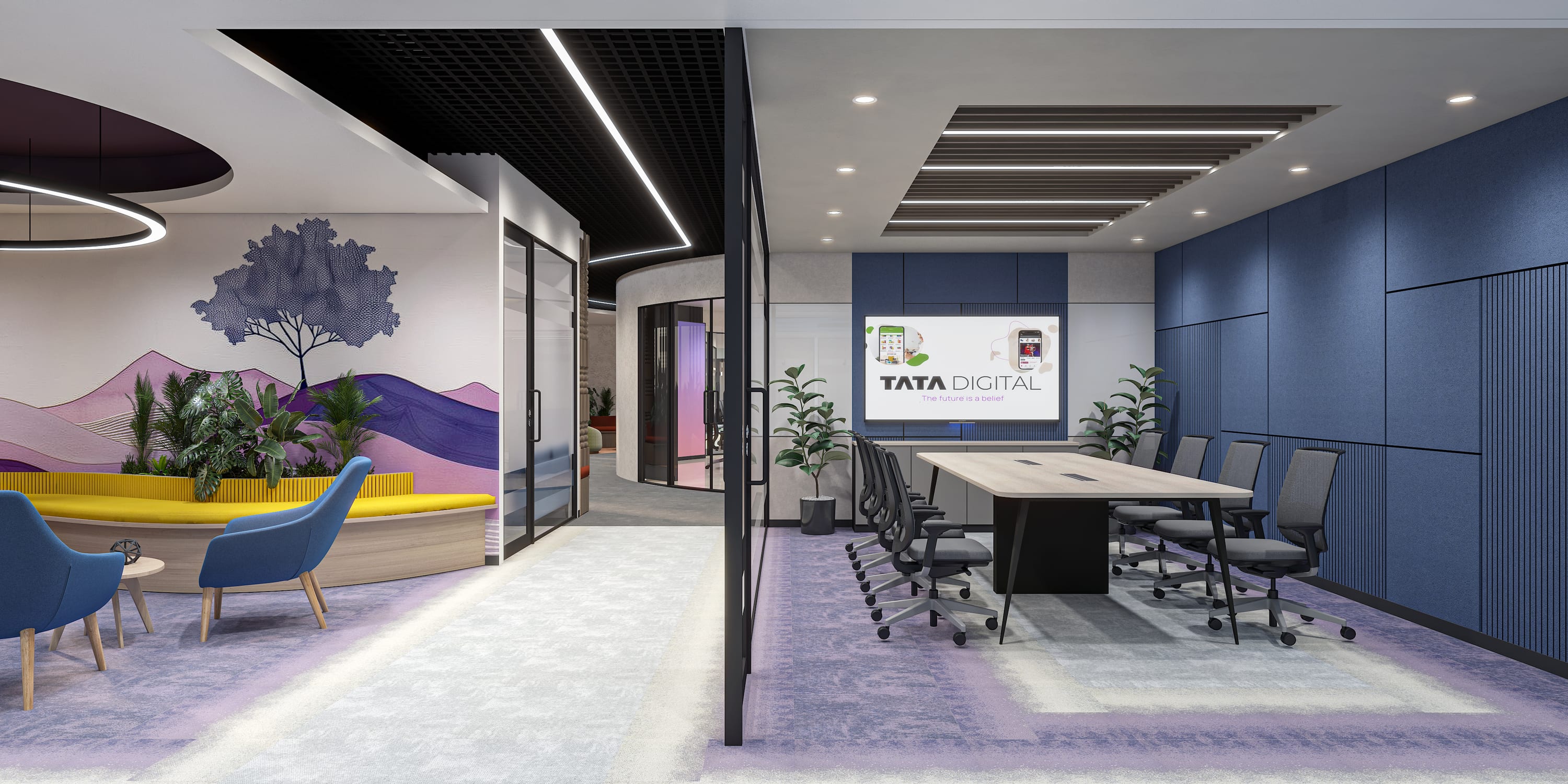 Tata Digital, commercial interior view 5.